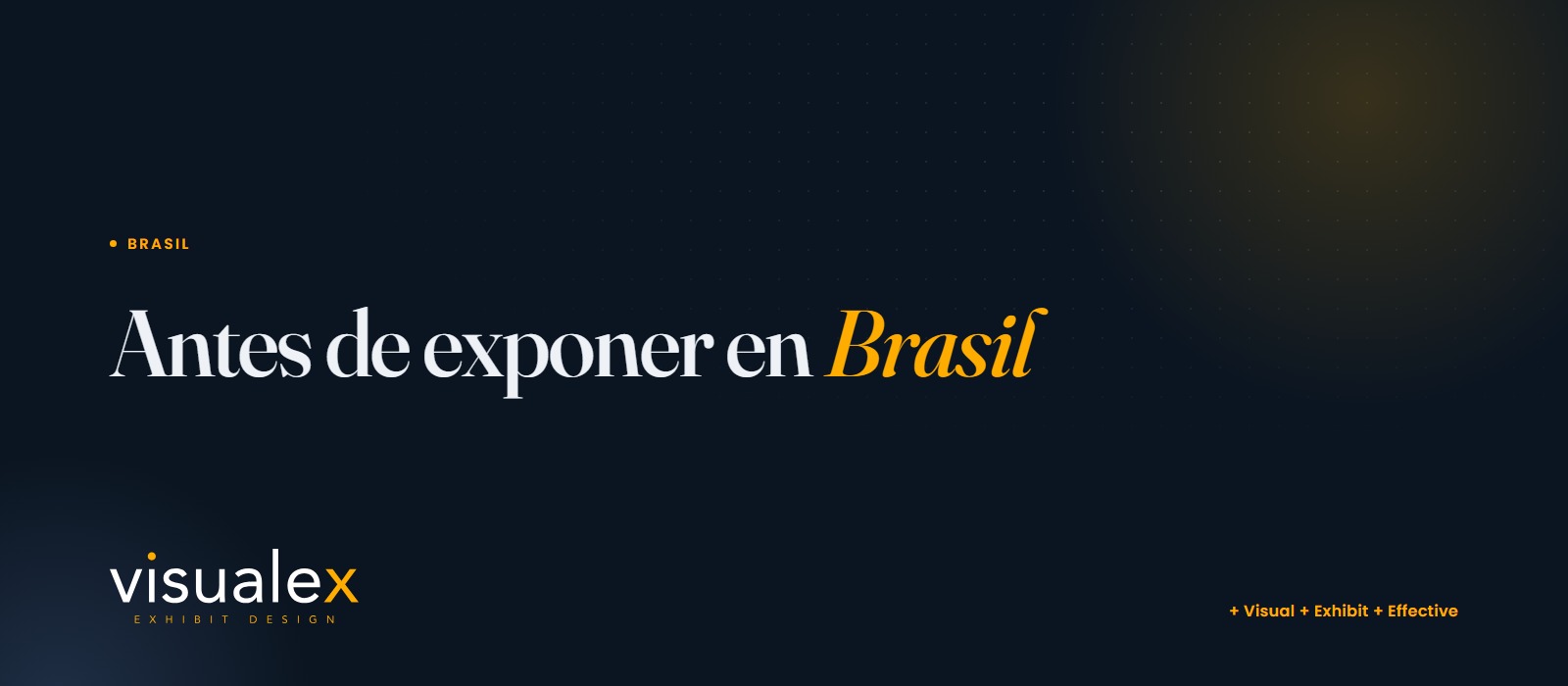 A large trade-show pavilion in São Paulo, Brazil — Visualex.