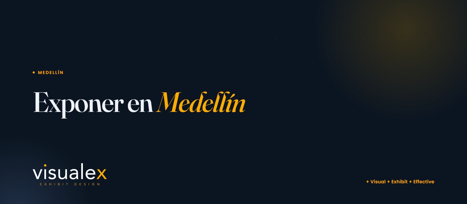A custom exhibition stand at Plaza Mayor Medellín — Visualex.